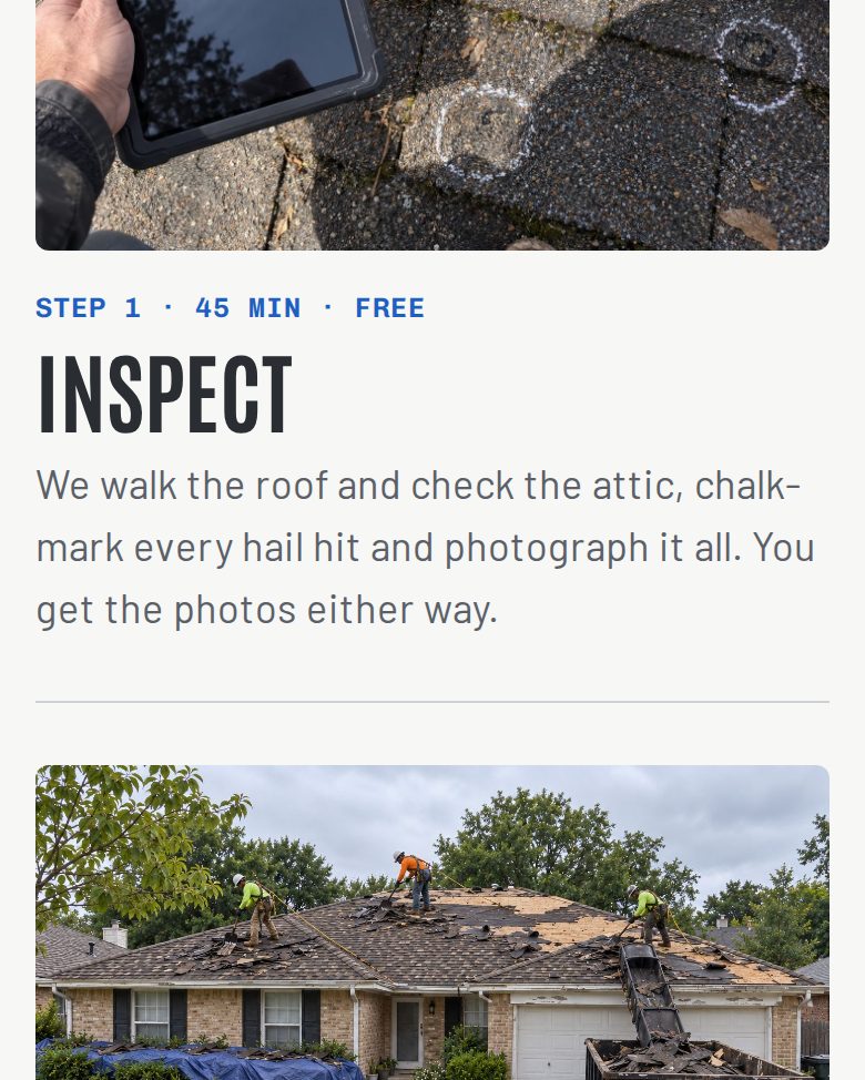 The five-step replacement process with photos